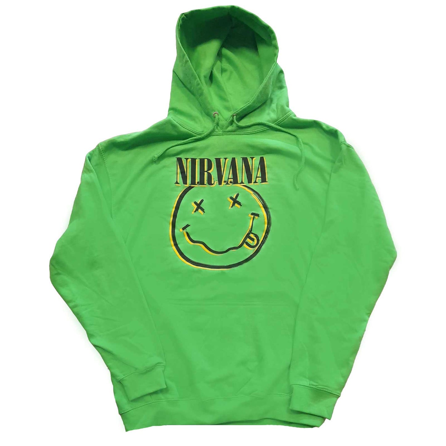 NIRVANA Attractive Hoodie, Inverse Happy Face Style003