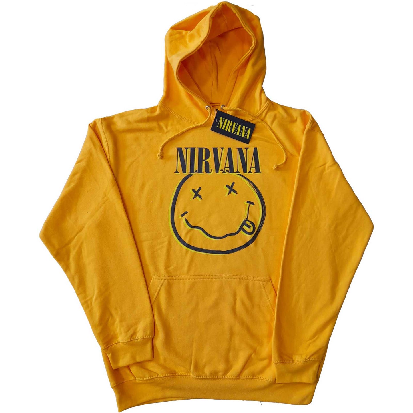 NIRVANA Attractive Hoodie, Inverse Happy Face Style001