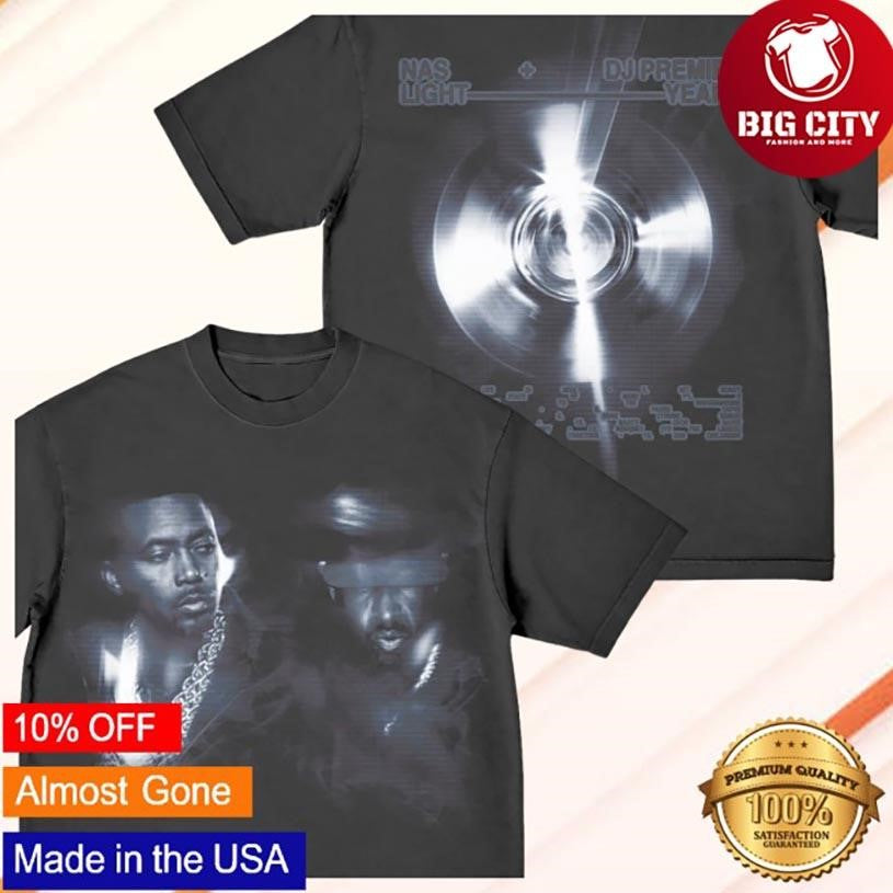 Nas Store Merch Nas Light-Years Two Sided Shirt