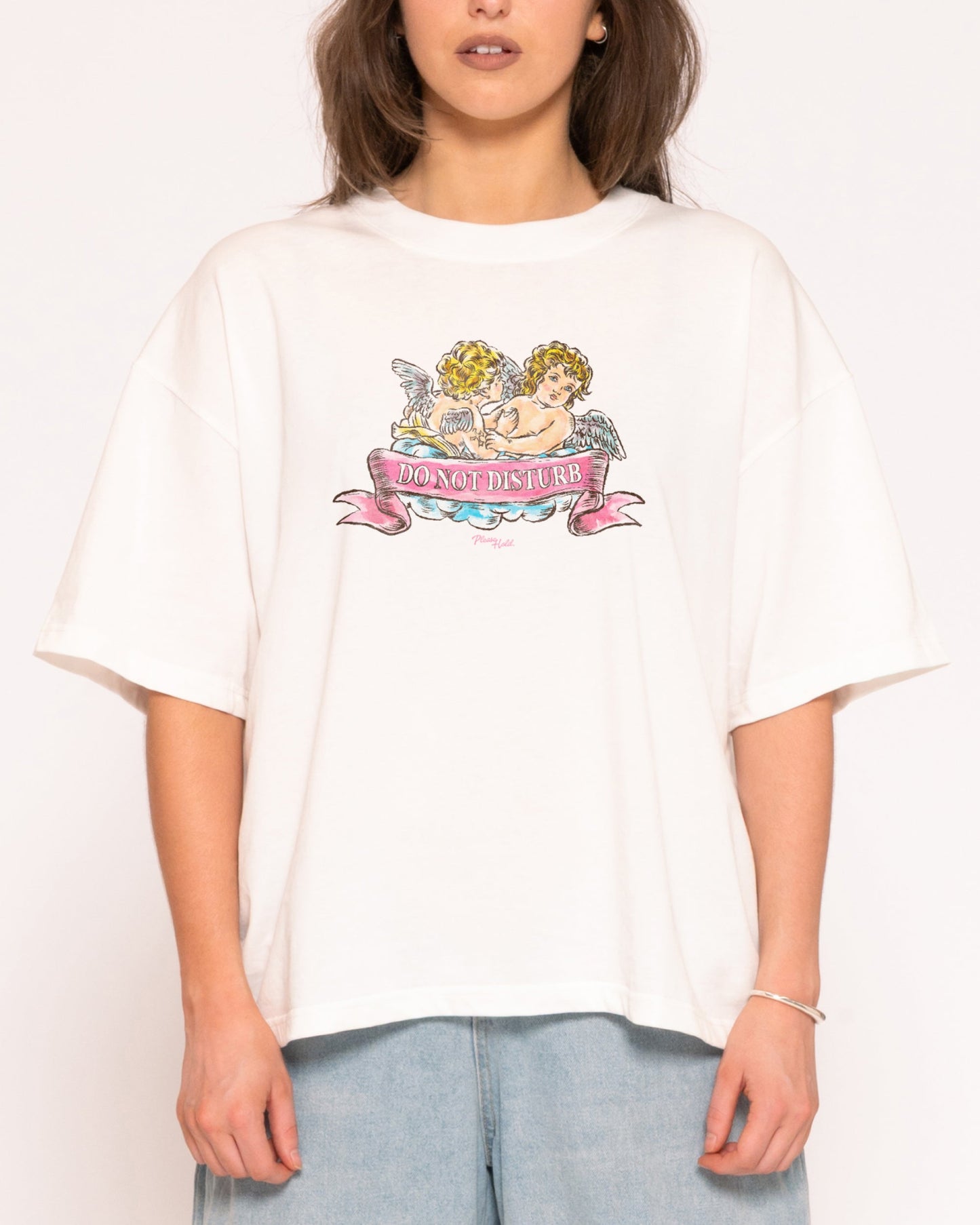 Do Not Disturb Boxy Crop Tee