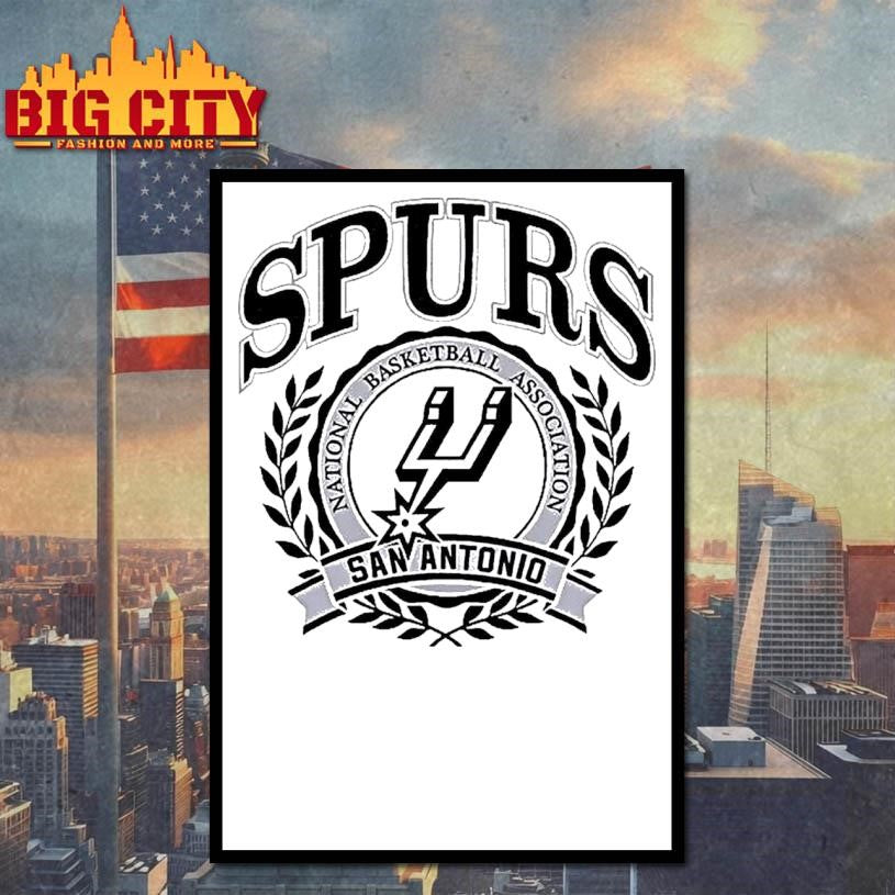 Nba San Antonio Spurs Crest 2025 Shirt