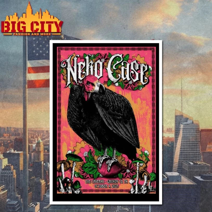 Neko Case Oct 9 2025 Pelham TN Poster shirt