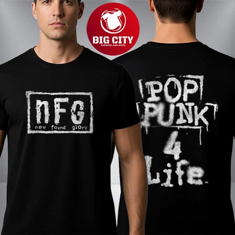 New Found Glory Pop Punk 4 Life Two Sided Shirt