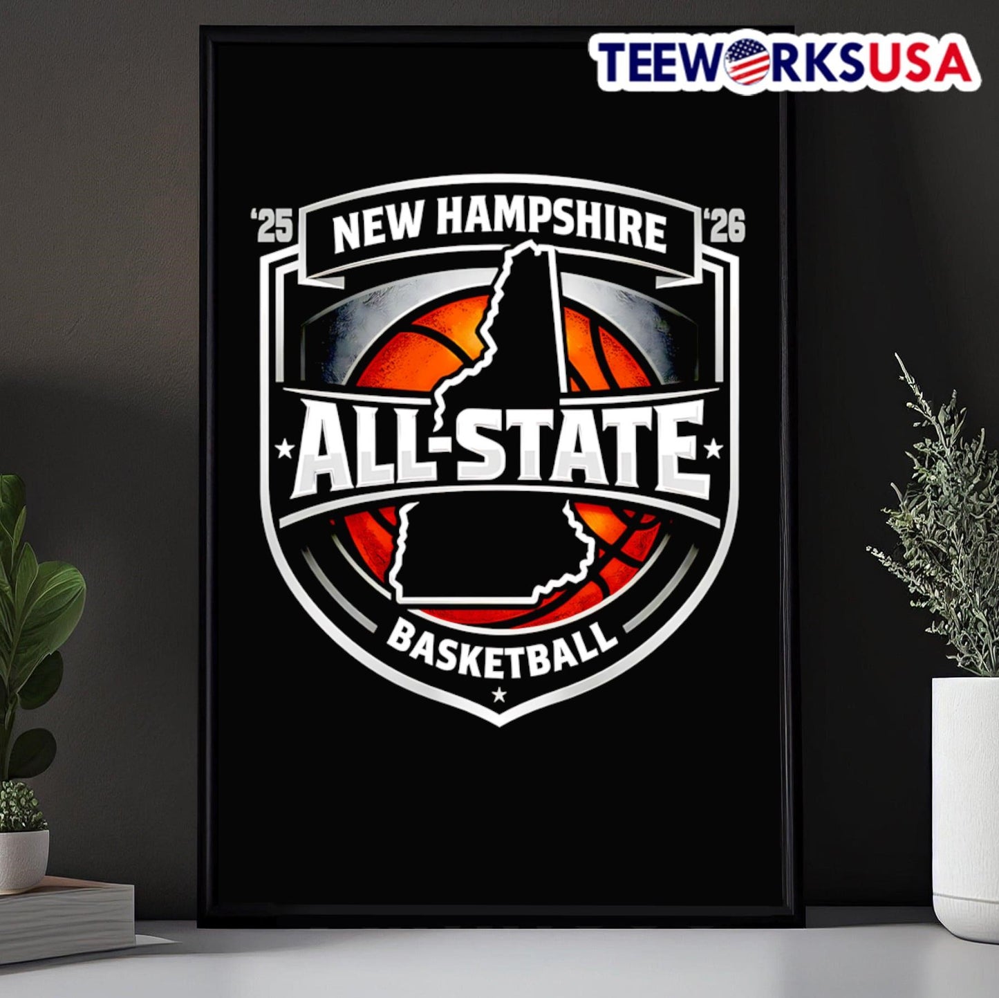New Hampshire All State Basketball Shirt