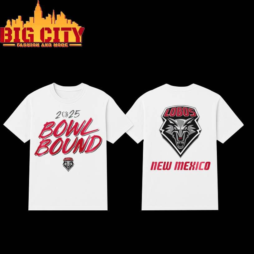 New Mexico Lobos Football 2025 Bowl Bound Shirt