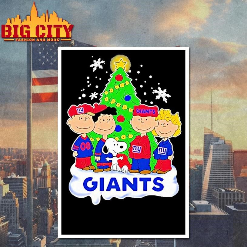 New York Giants X The Peanuts Christmas 2025 Shirt