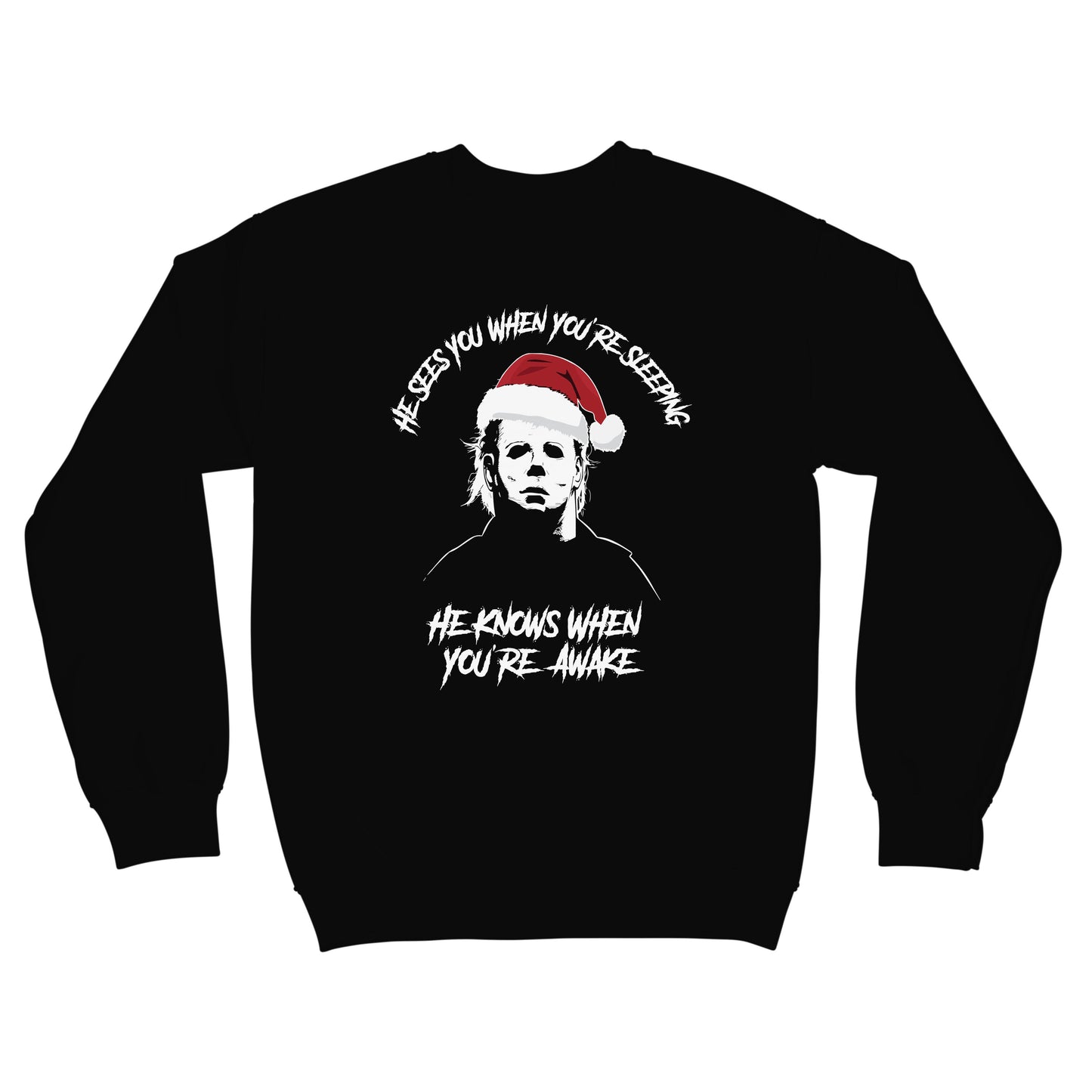 Michael Myers Christmas Sweatshirt Horror Movie Holiday Sweater