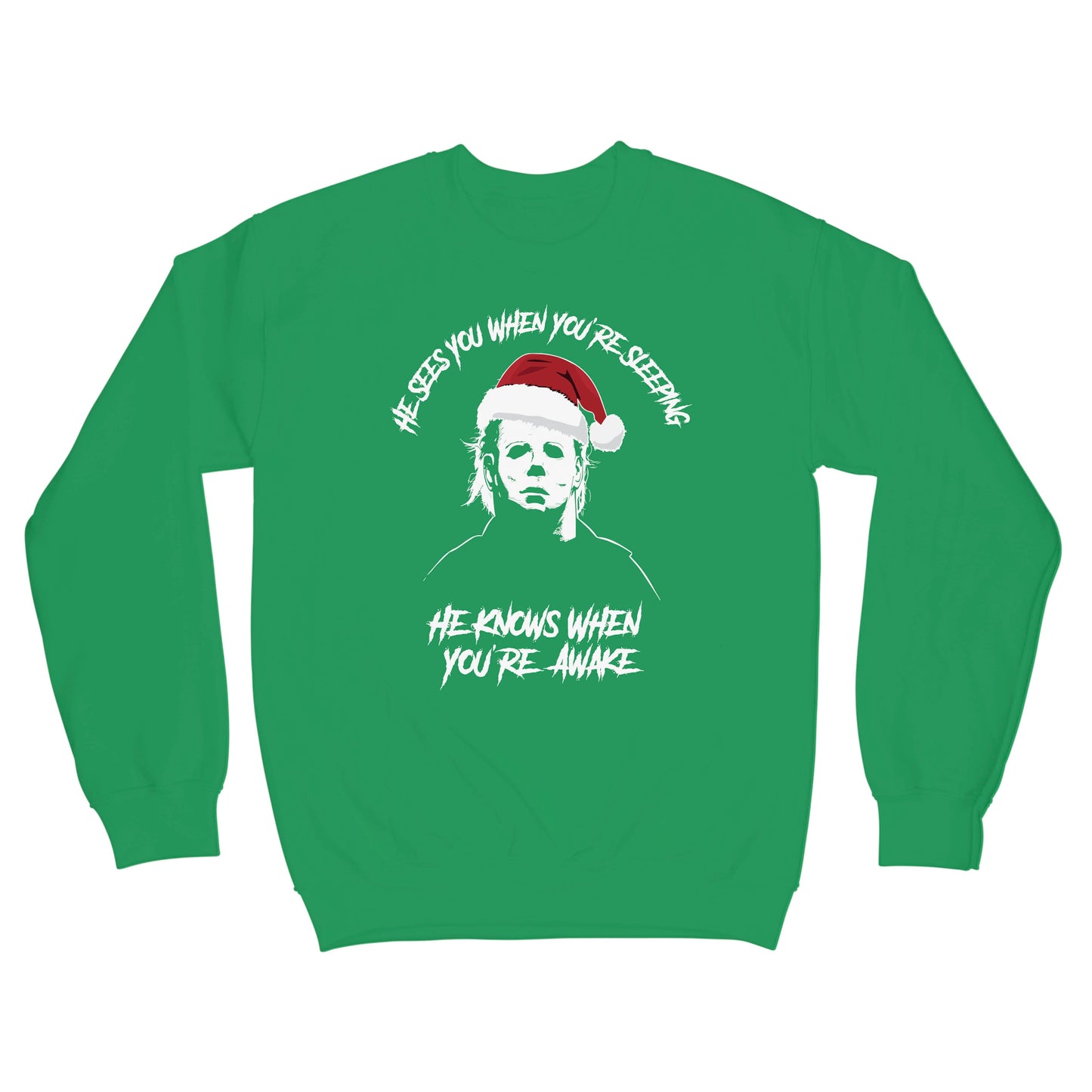 Michael Myers Christmas Sweatshirt Horror Movie Holiday Sweater