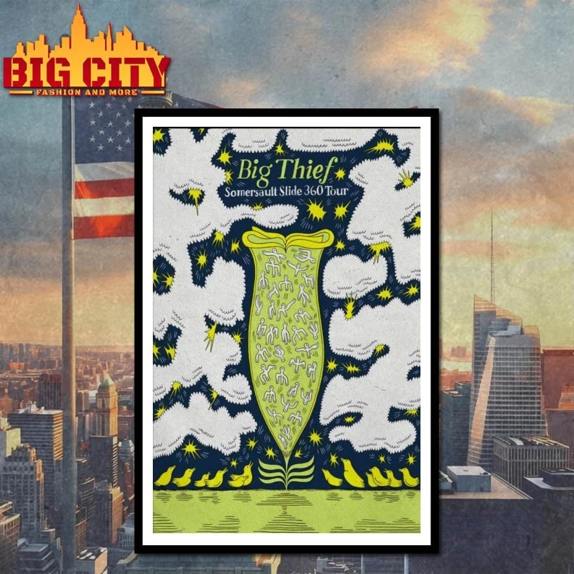 Nice Big Thief Somersault Slide 360 Tour 2025 Poster shirt