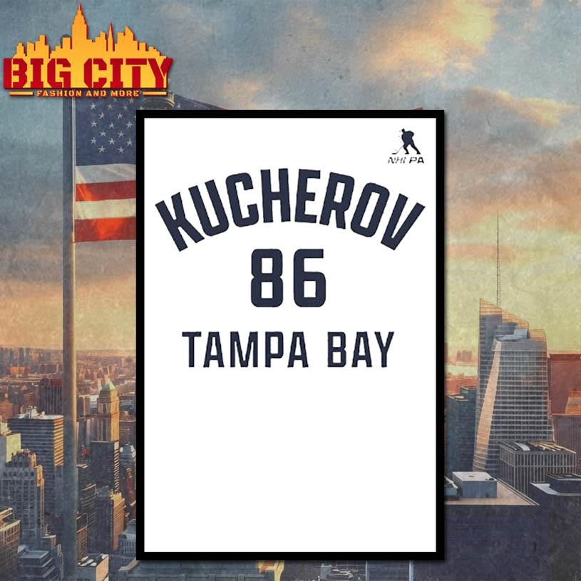 Nikita Kucherov #86 Tampa Bay Name & Number Shirt