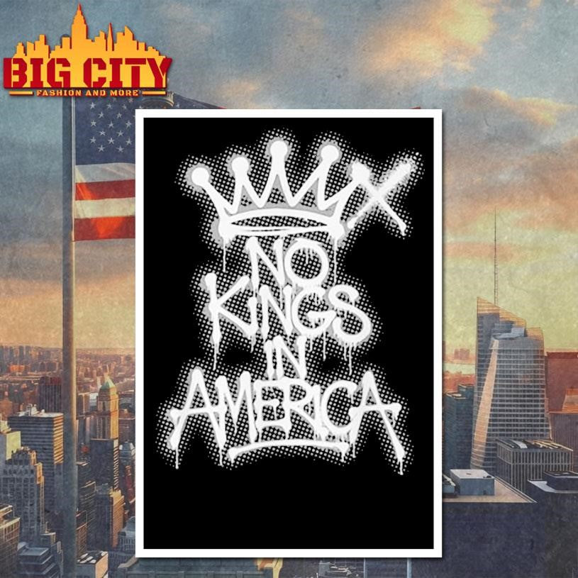 No Kings Usa Graffiti Protest Urban Shirt