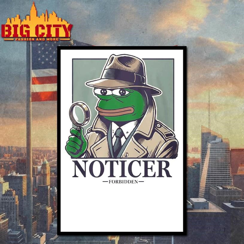 Noticer Pepe Forbidden Shirt