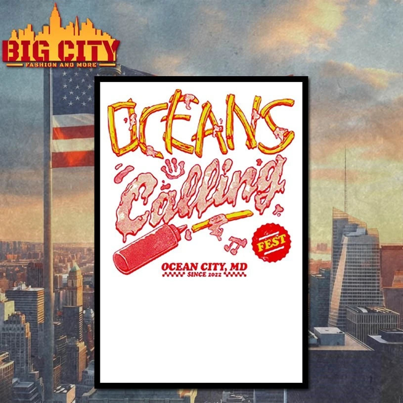Oceans Calling Festival 2025 Ocean City MD shirts