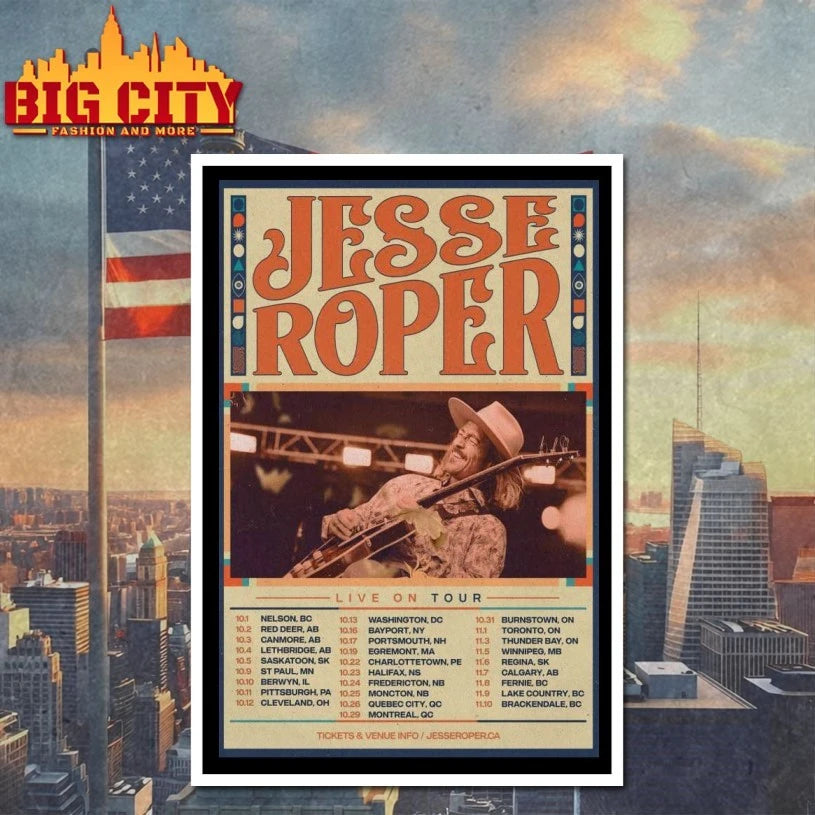 October & November 2025 Jesse Roper Poster shirt