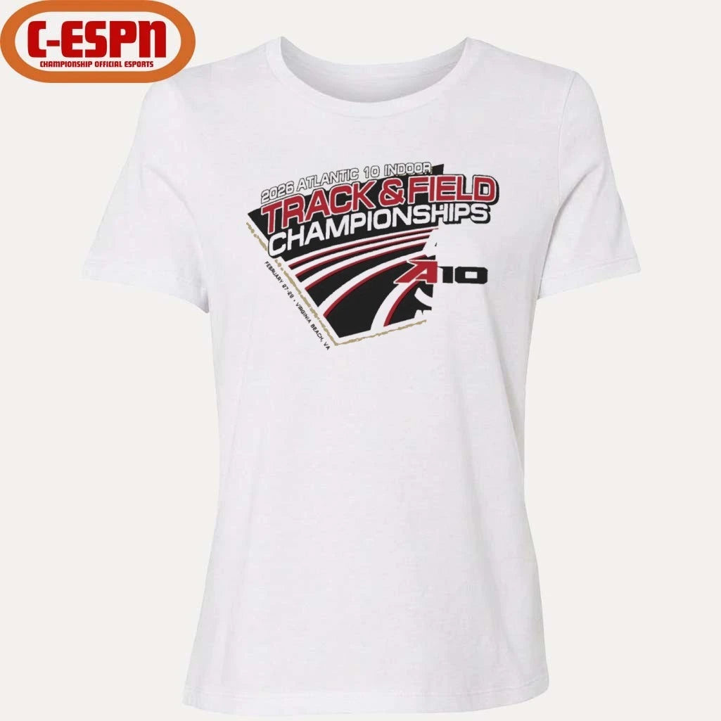 Official 2026 A-10 Indoor Track & Field Championship T-Shirt