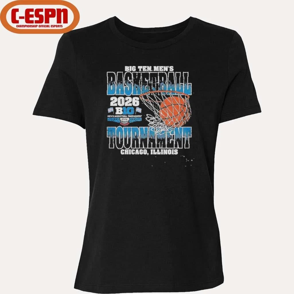 Official 2026 Big Ten Men’s Basketball Tournament shirt