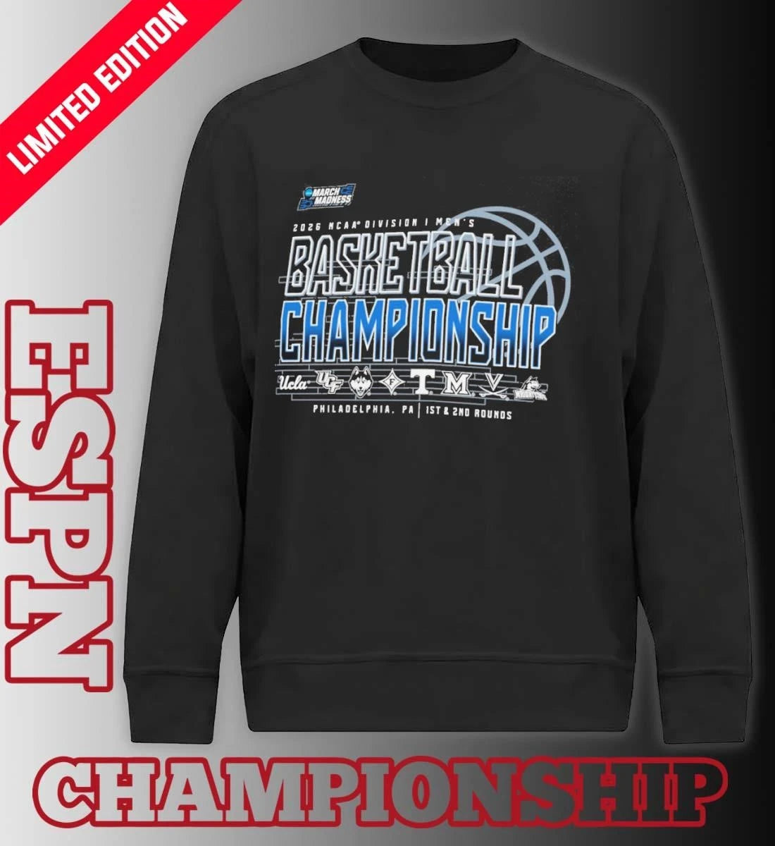 Official 8 Teams 2026 NCAA DI Men’s Basketball Championship Philadelphia, PA Shirt