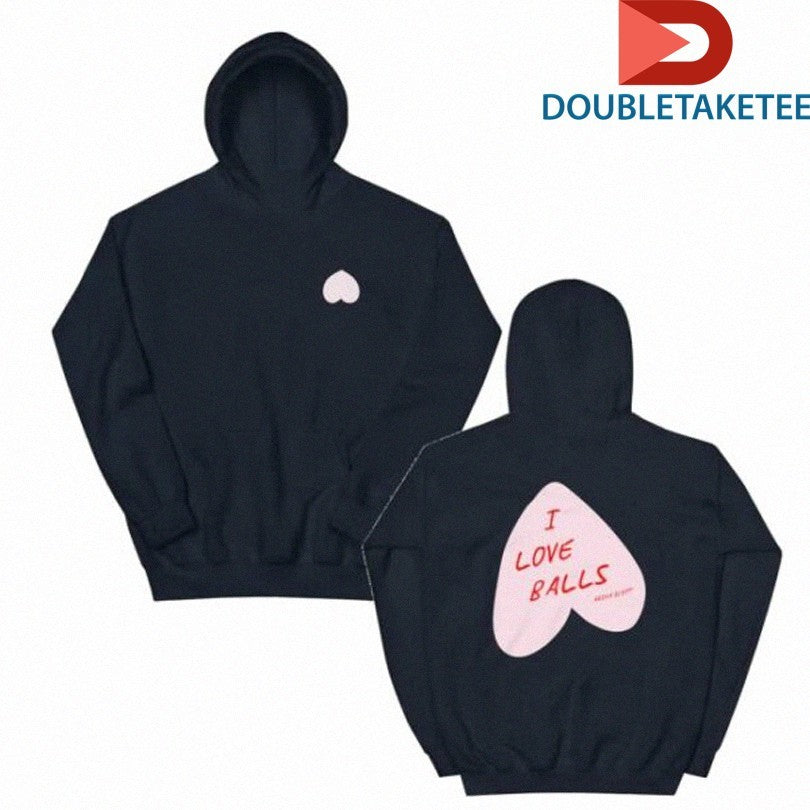 Official Aeshas I Love Balls Heart Shirts