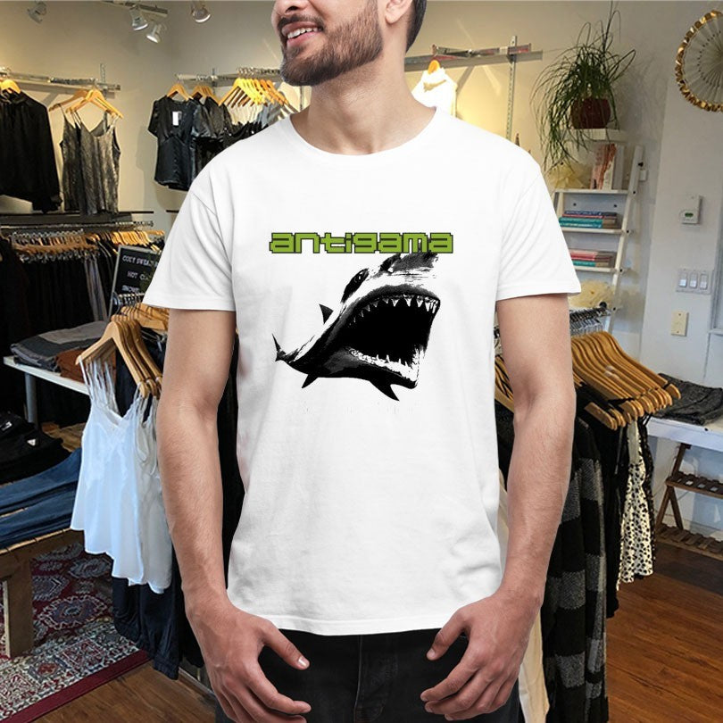 Official Antigama Cutting Edge Grind Shark Shirts