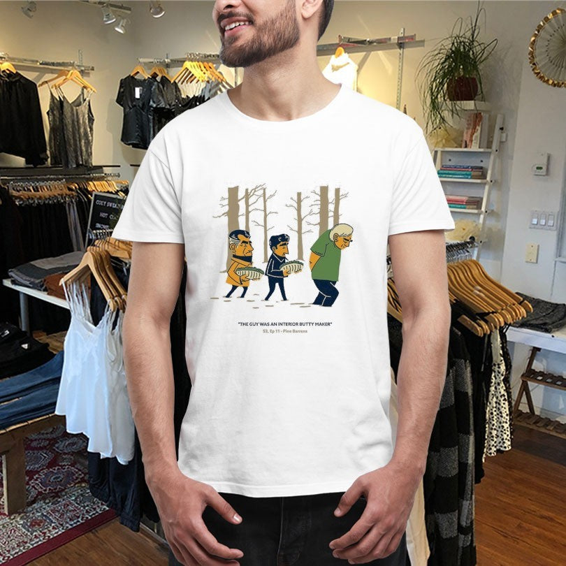 Official Bada Bing x UN IK Pine Barrens The Guy Was An Interior Butty Maker T-Shirtss
