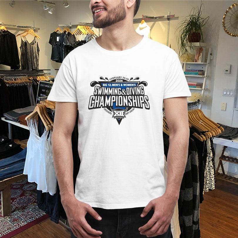 Official Big 12 2026 Men’s And Women’s Swimming & Diving Championships Shirts