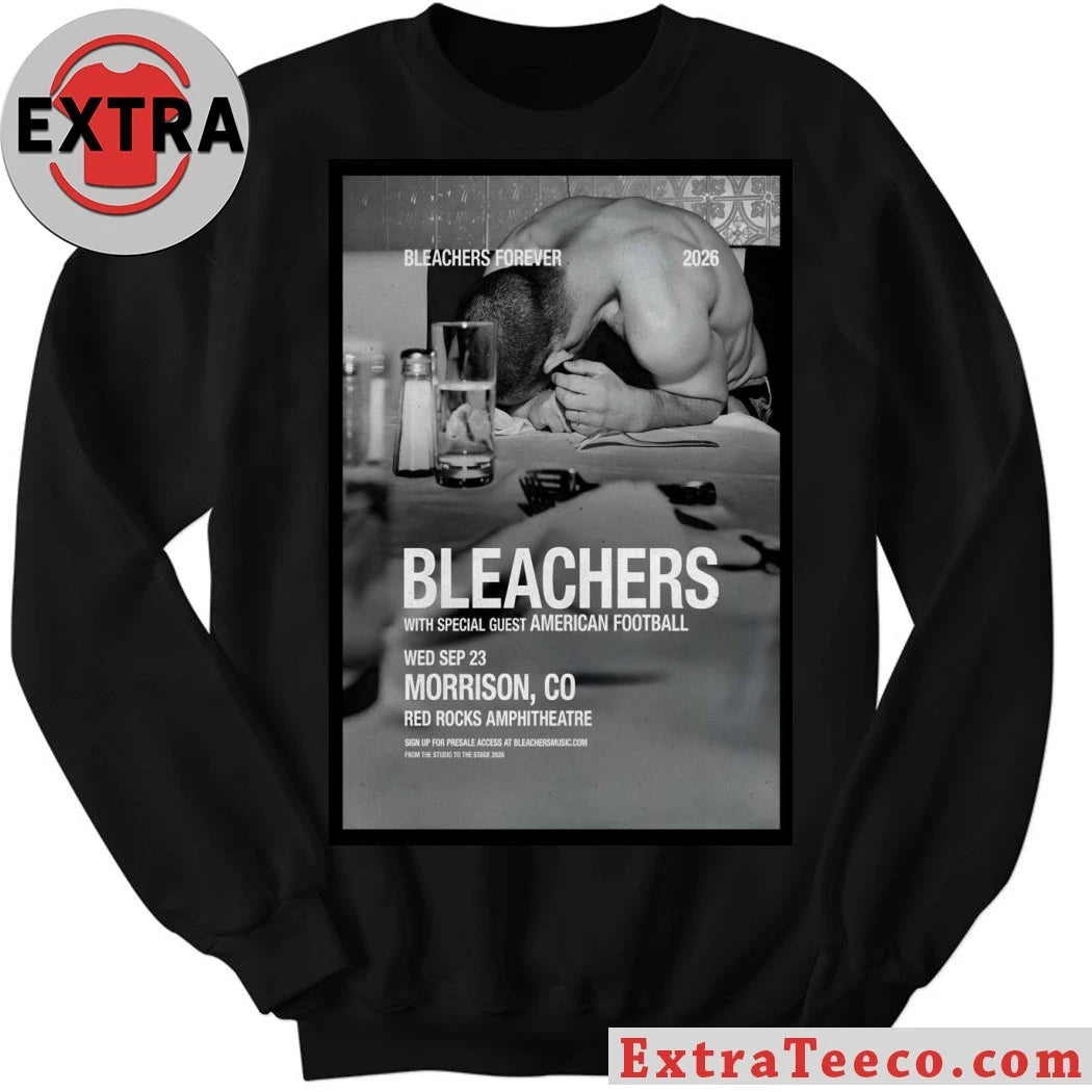 Official Bleachers Sept 23 2026 Red Rocks Amphitheatre In Morrison CO Poster Shirt