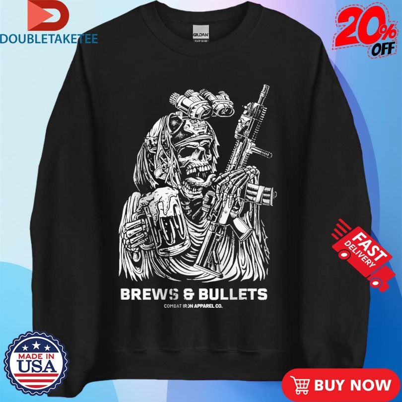 Official Brews & Bullets Combat Iron Beer Shirts