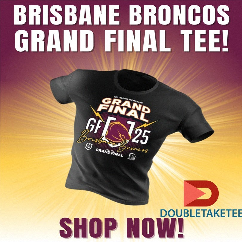 Official Brisbane Broncos 2025 NRL Grand Final Shirts