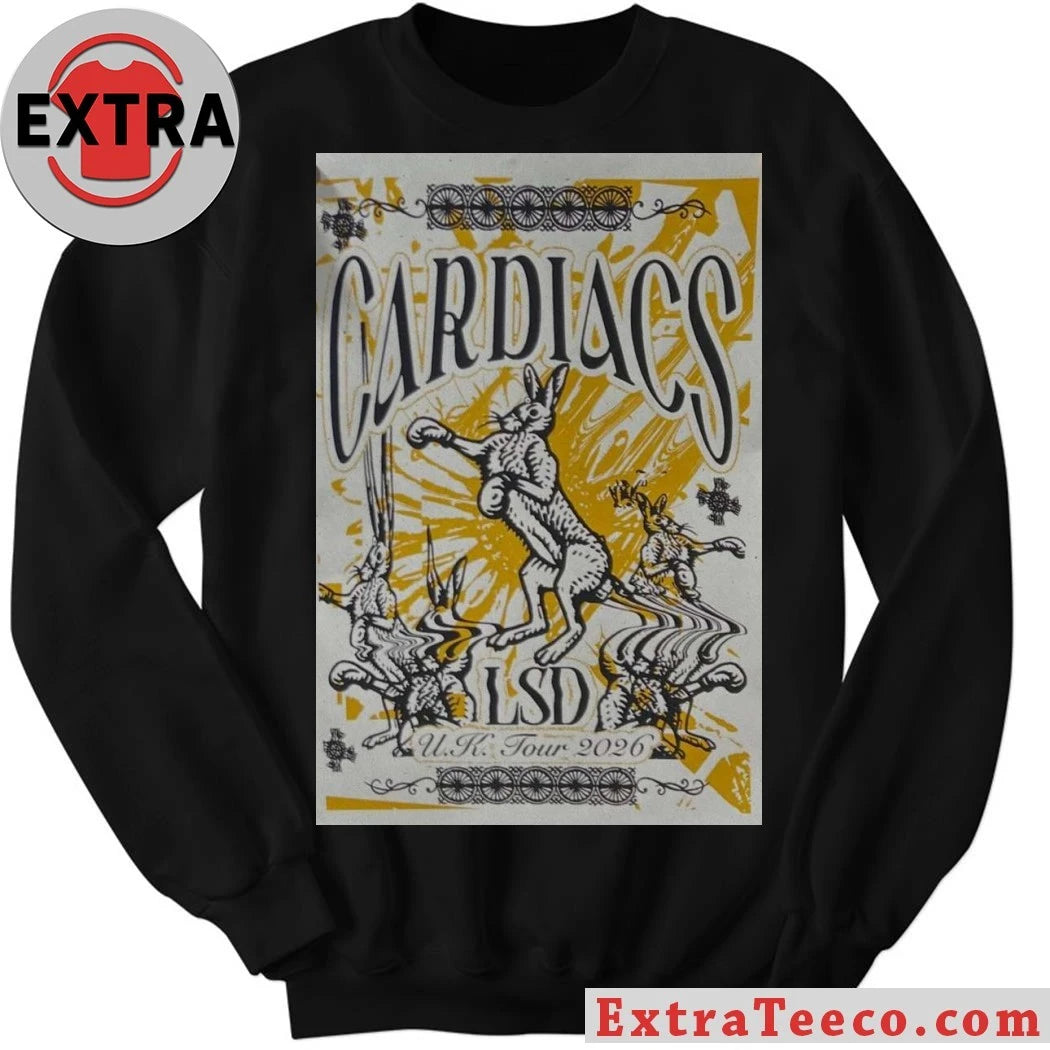 Official Cardiacs U.K Tour 2026 Poster Shirt