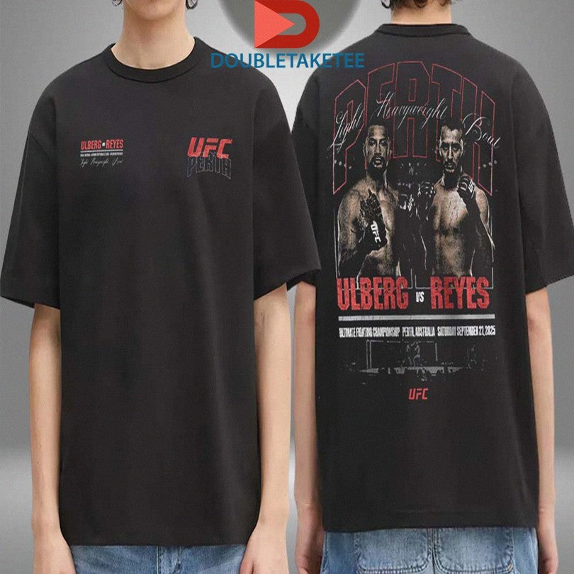 Official Carlos Ulberg Vs Dominick Reyes UFC Fight Night Perth Match Up Shirts