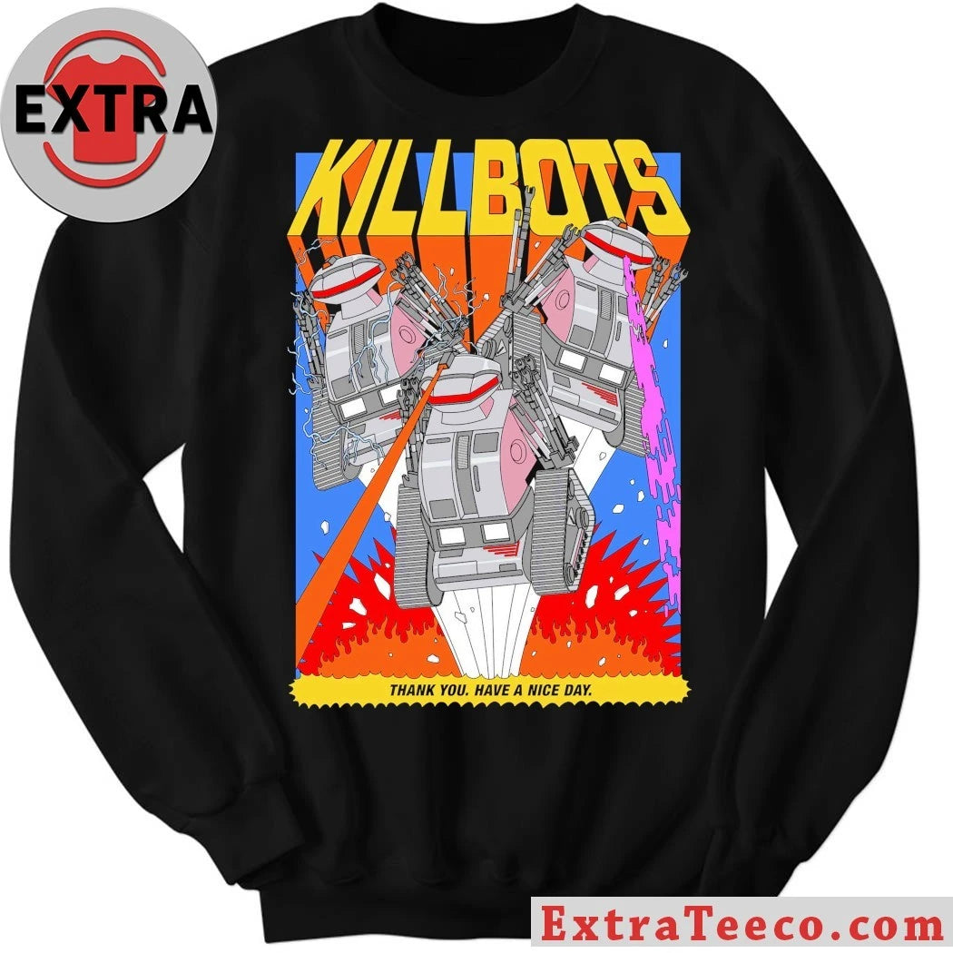 Official Challenge of the Killbots Chopping Mall Shirt