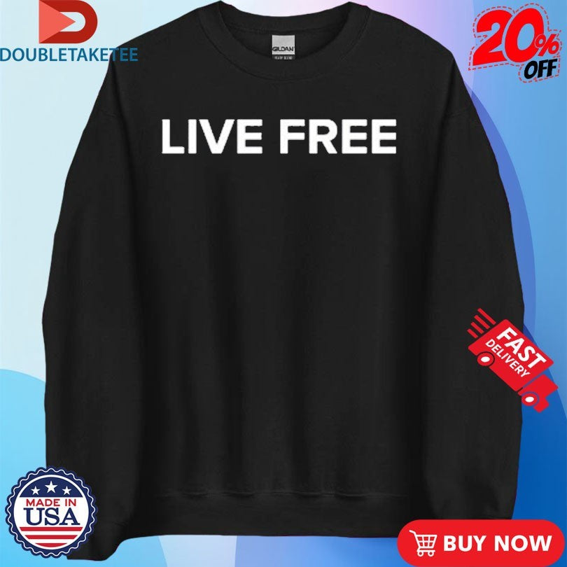 Official Charlie Kirk Live Free T-shirts