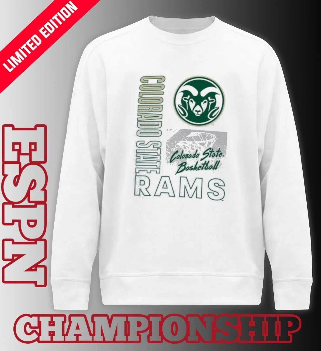 Official Colorado State Rams Basketball NCAA Bench T-Shirt