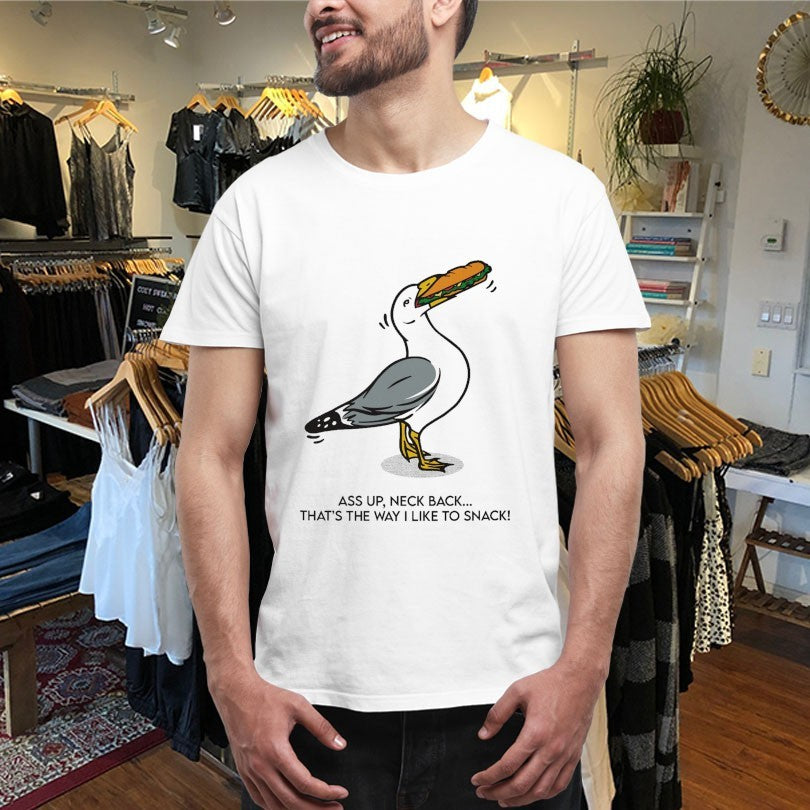 Official Comedy Bang Bang Ass Up Neck Back That’s The Way I Like To Snack Shirts
