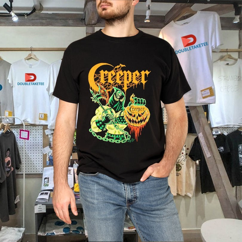Official Creeper Sol Roc Mistress Of Death Pumpkin Shirts