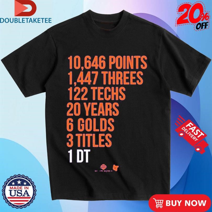 Official Diana Taurasi GOAT Stats Shirts