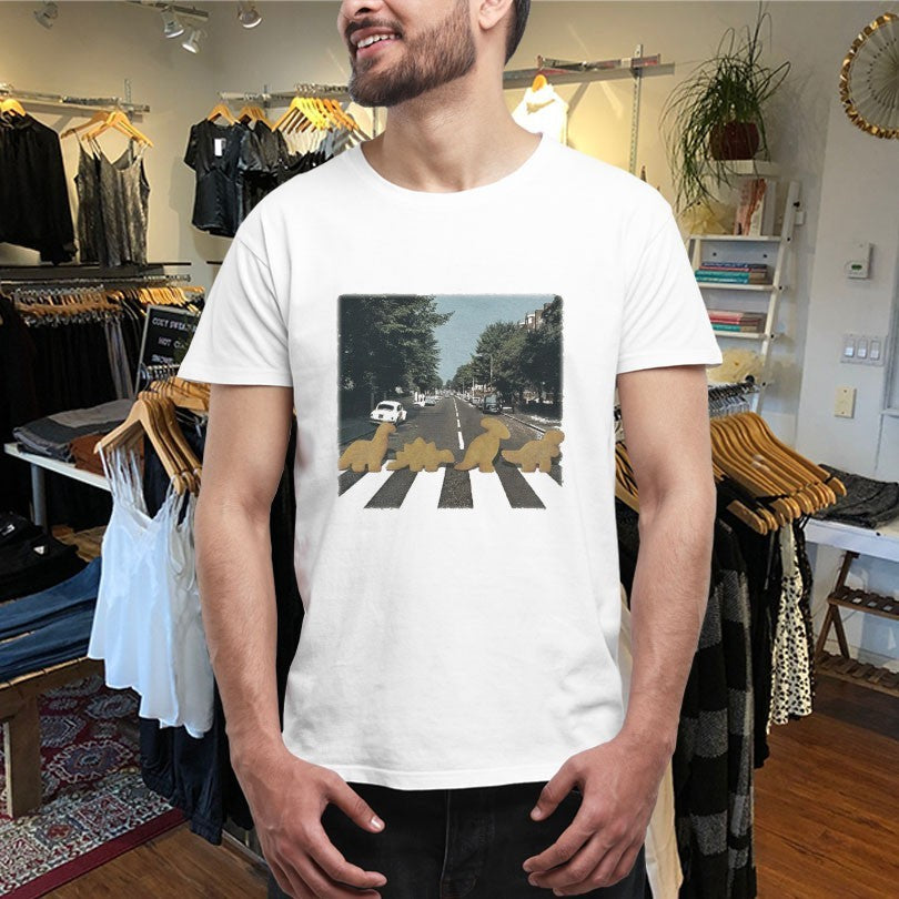 Official Dino Nugget Abbey Road Shirts