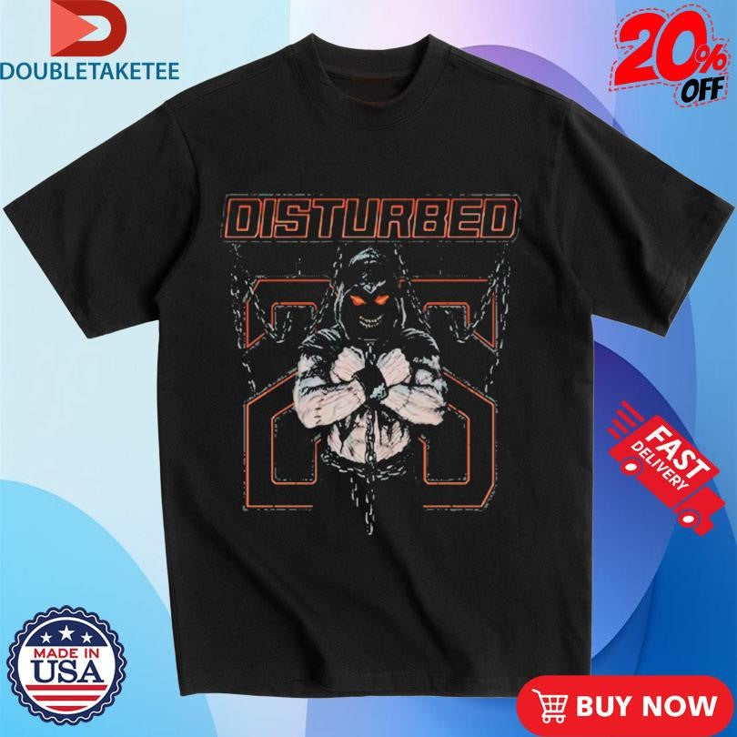 Official Disturbed The Sickness Chains 25 Years Of The Stickiness Shirts