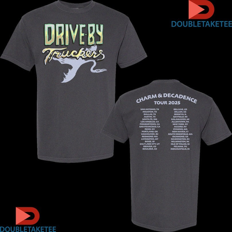 Official Drive By Truckers Charm & Decadence Tour 2025 Shirts
