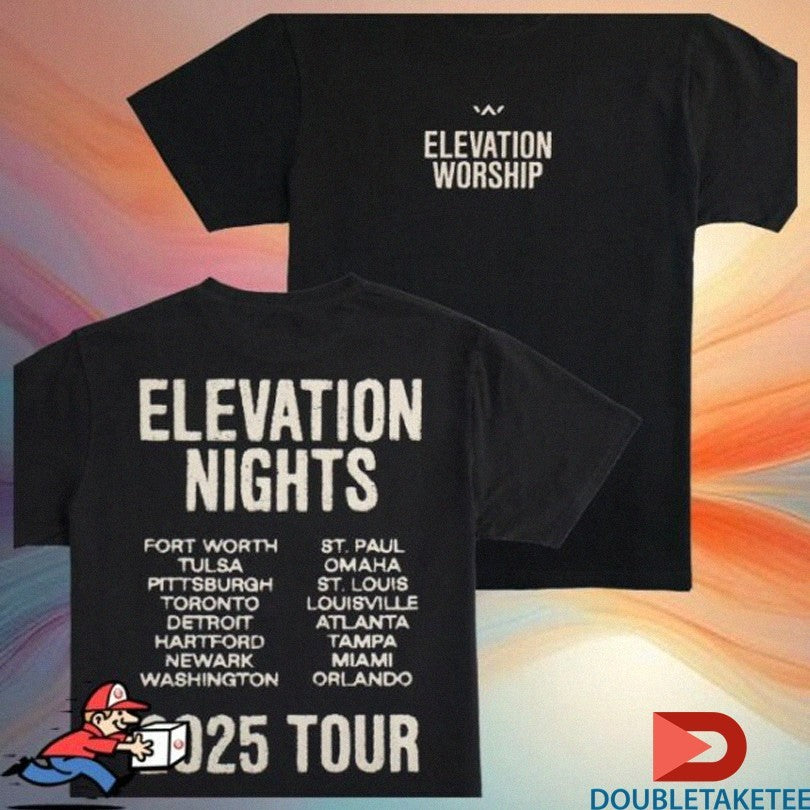 Official Elevation Church Elevation Nights Tour 2025 Dates Shirts