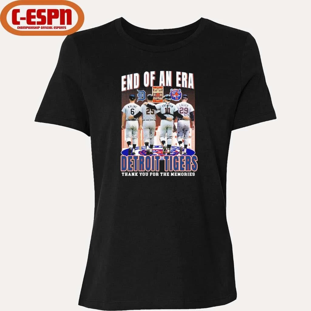 Official End Of An Era Detroit Tigers Legends Shirt