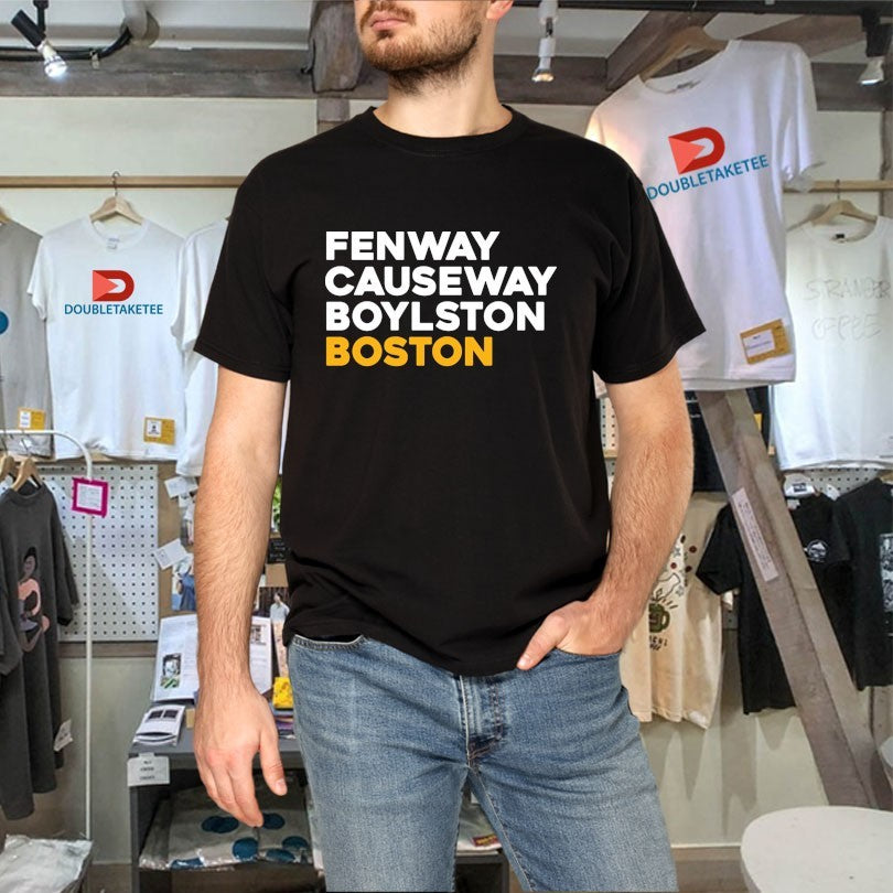 Official Fenway Causeway Boylston Boston Bruins Shirts