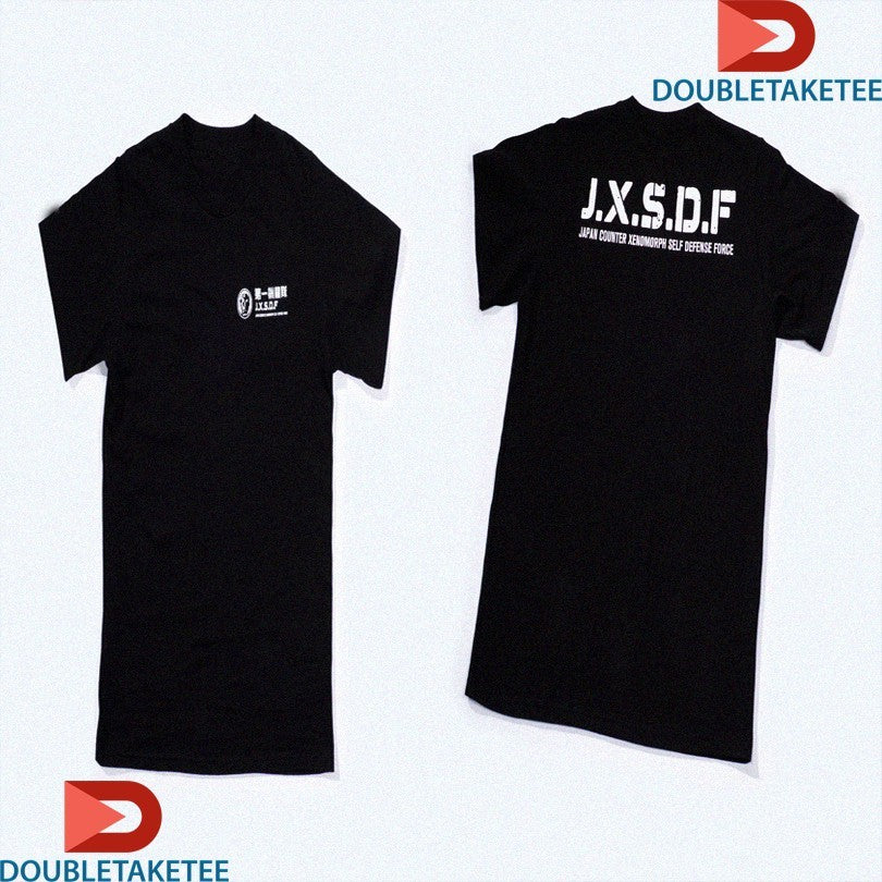 Official Godzilla JXSDF Japan Counter Xenomorph Self Defense Force Shirts