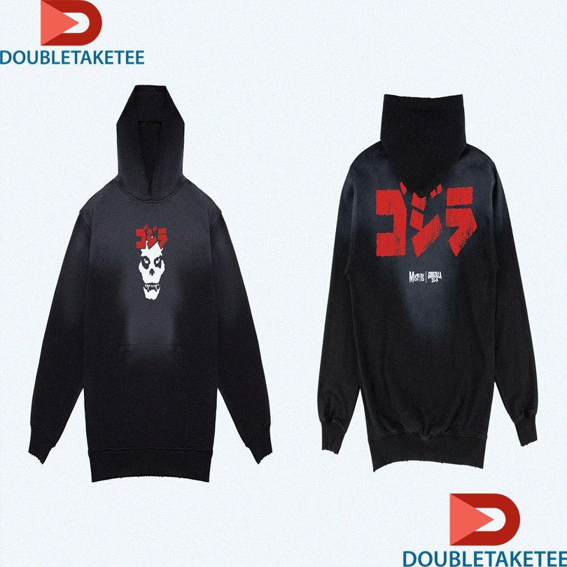 Official Godzilla X Misfits Skull Head Shirts