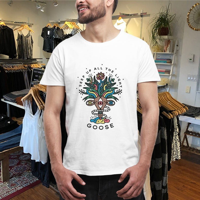 Goose Seep Up All The Light Stag Shirts