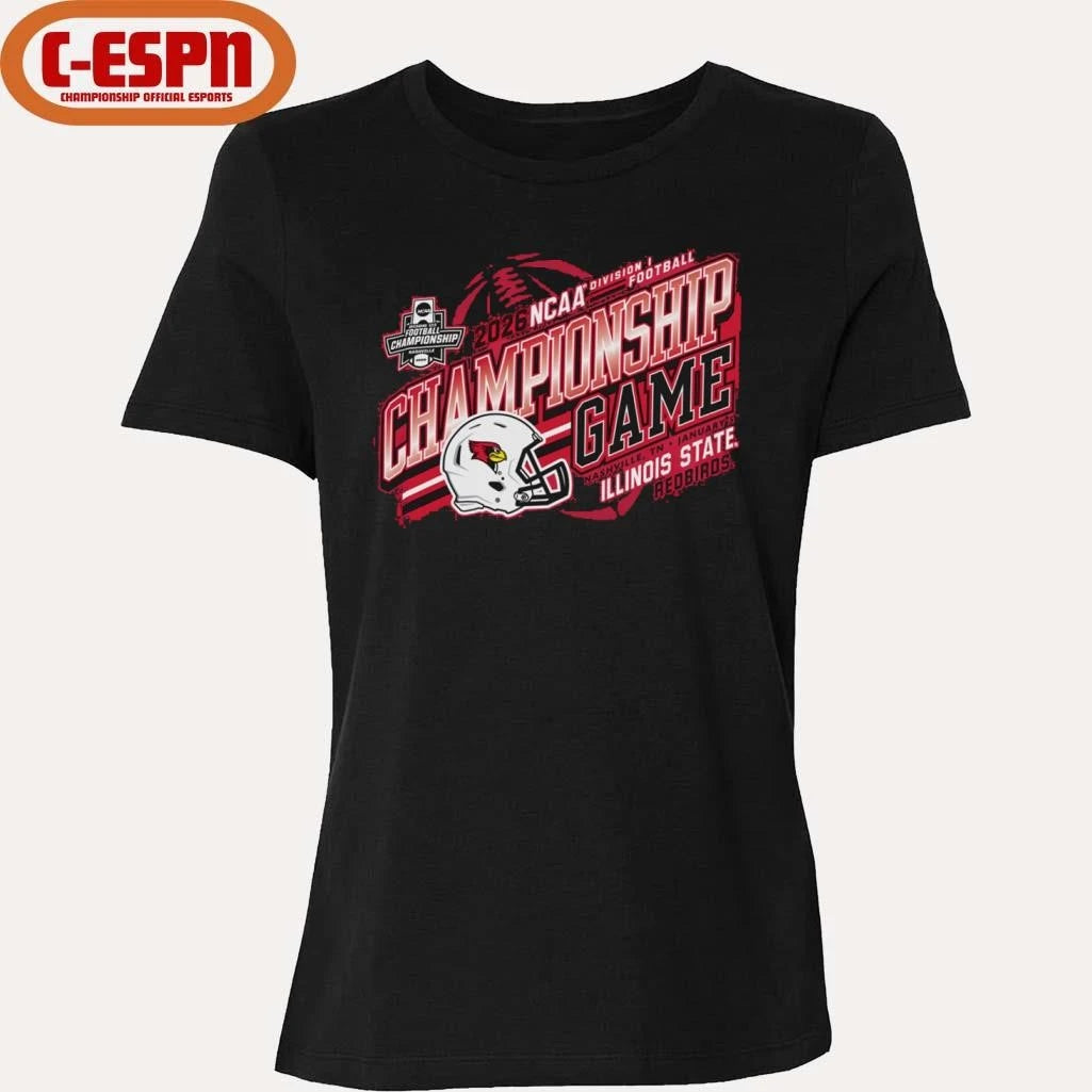 Official Illinois State Football 2026 NCAA FCS Championship Game Bound Shirt
