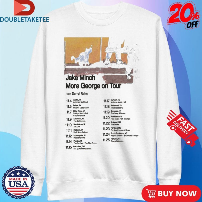Official Jake Minch More George Tour 2025 Dates Shirts