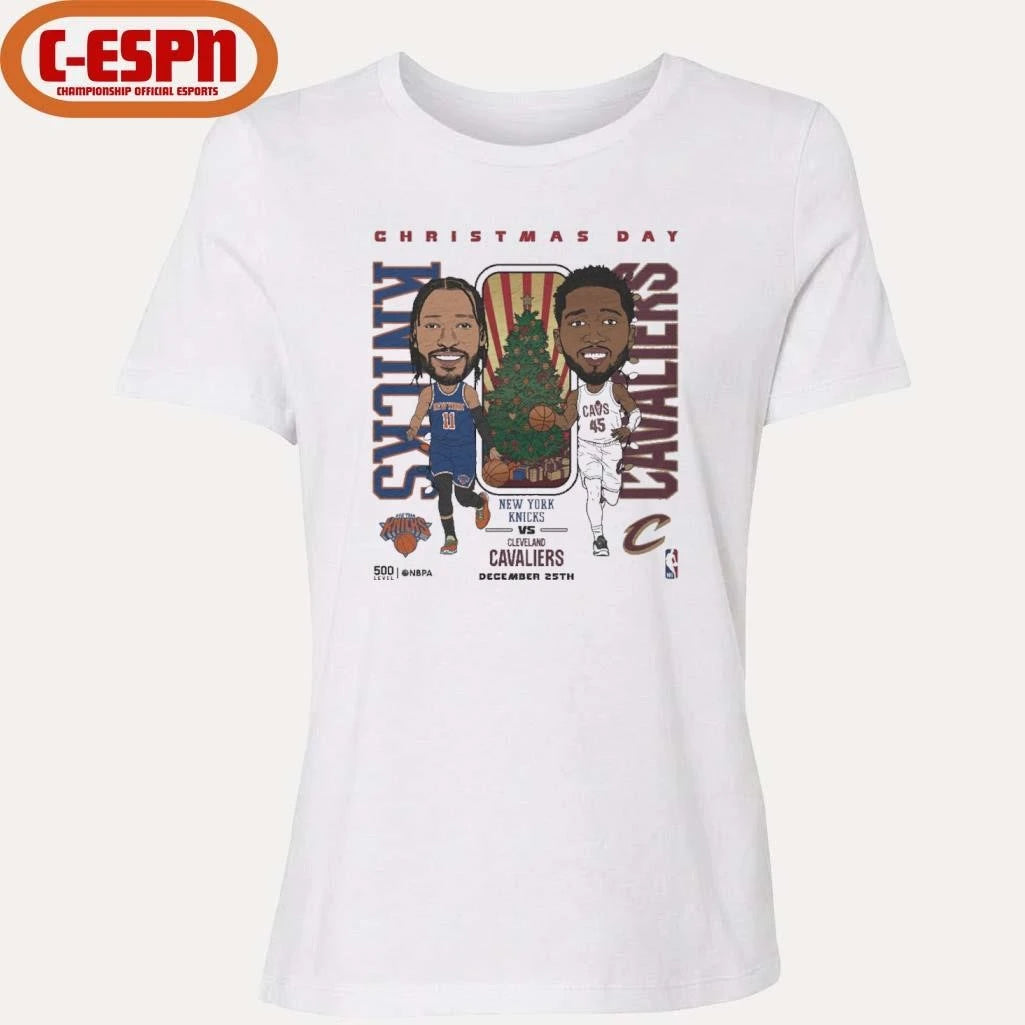 Official Jalen Brunson Vs Donovan Mitchell 2025 NBA Christmas Day Match Up Shirt