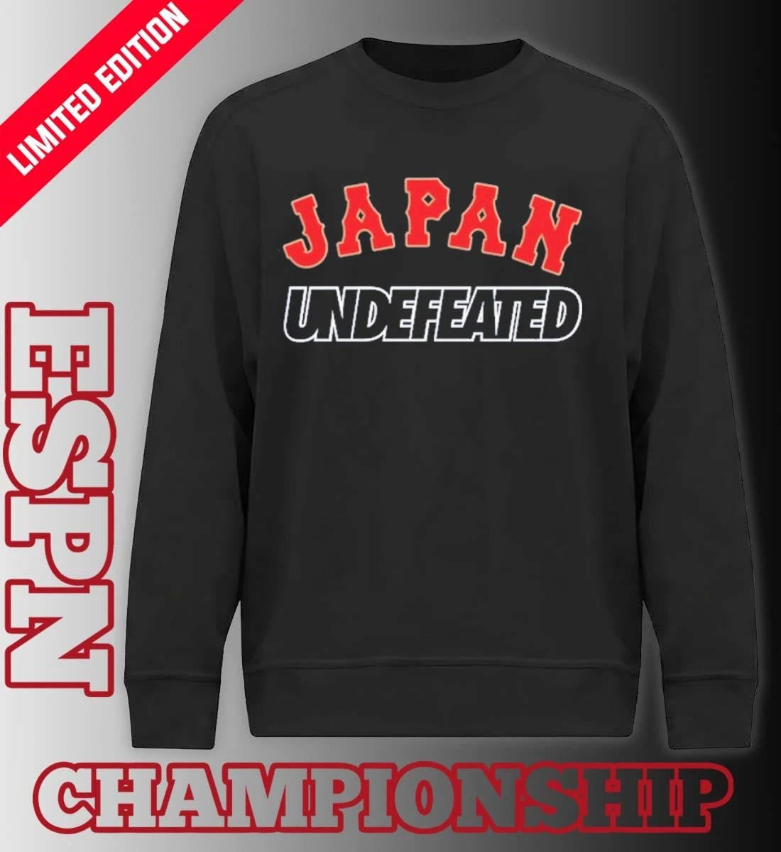 Official Japan Baseball Undefeated 2026 World Baseball Classic Shirt