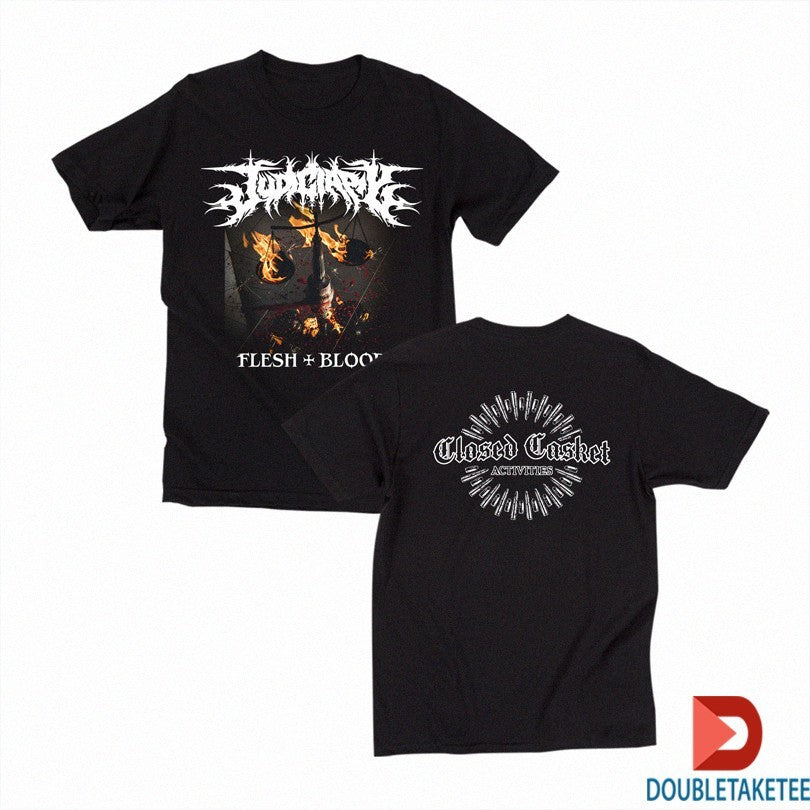 Official Judiciary Flesh + Blood Album Flames Shirts
